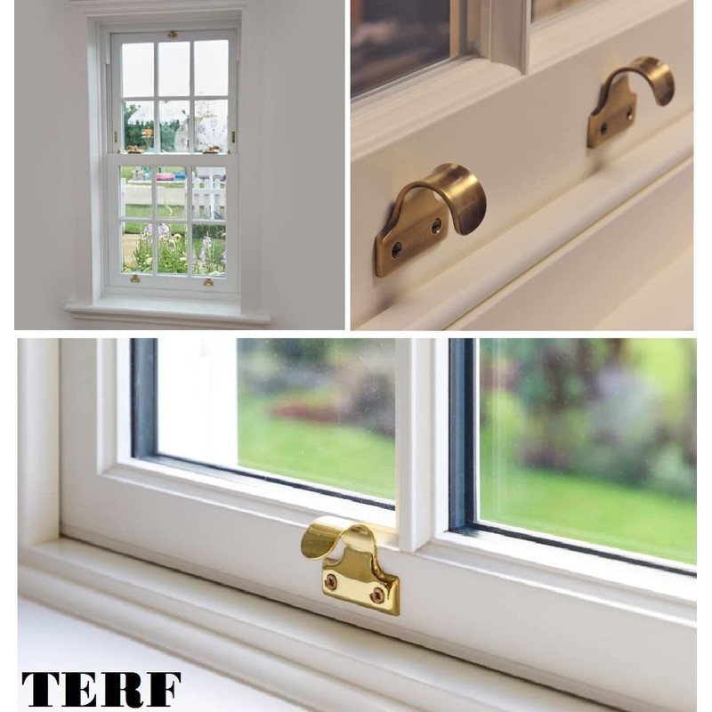 TERF® Traditional Victorian EB Brass Sash Lift Heavy Duty Sash
