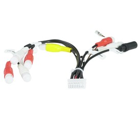 Xtenzi RCA Cord Assembly Harness XT91923 Compatible with Alpine ILXF409 ILXF411 Front Rear Sub with Camera