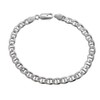 Treasure Bay Men's Silver Bracelet Heavy Thick 925 Sterling Silver