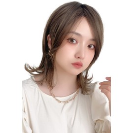 Bright Lara hf1510-DQ Soft Wolf Layers Wig, Short, Bob, Natural, Full Wig, Wolf Hair