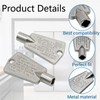 WISINY 216702900 297147700 Metal Freezer Key Replacement 2 Packs