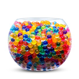 APTIDY Colorful Water Beads for Kids Non-Toxic Approx. 20,000 Pieces (100 grams) Decorative Aqua Beads, Multicolor Large Beads, Perfect for Plant Accessories