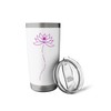 Inhale Positivity Exhale Stress Mindfulness Meditation Yoga Stainless Steel Insulated