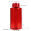 10oz PANA Red Push-Down Dispenser Bottle - 1 Bottle -