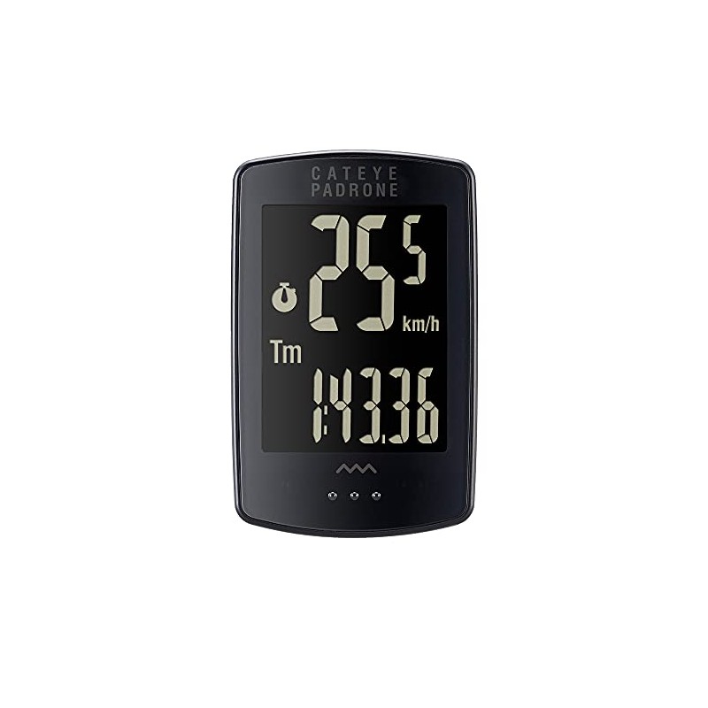 CatEye Unisex Padrone Stealth Wireless Cycle Computer, Black, One Size