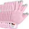 Fullsheild 4 Pairs Cut Resistant Gloves Level 5 Protection, Kitchen,