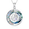 enjoylifecreative Chakra Evil Eye Halskette für Damen 925 Sterling Silber