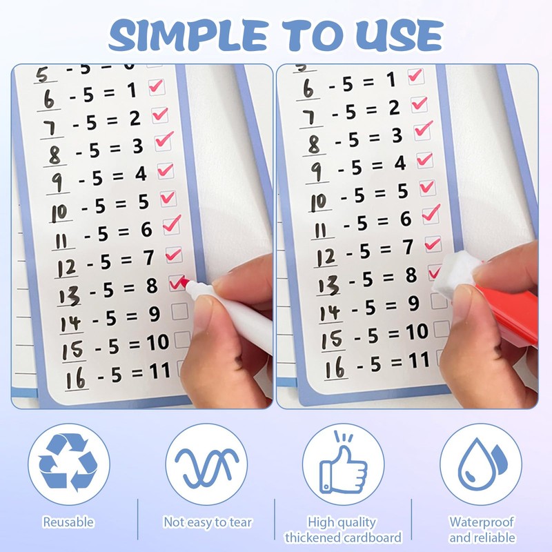 Flash Cards Math for Subtraction Math Flash Cards 1-1 Flashcards