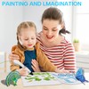 3D Pen Printing Drawing Book, Reusable Colorful 40 Patterns Thick