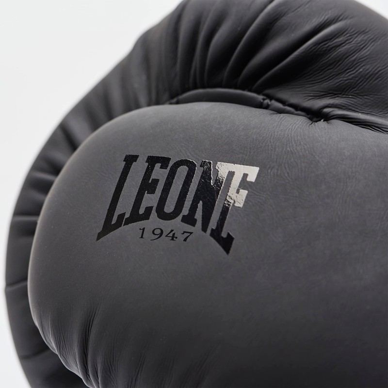 LEONE 1947, Black Edition Boxhandschuhe, Unisex-Erwachsene, Schwarz, 14 oz, GN059