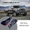 Mud Flap Delete Compatible with GMC Sierra 1500 Accessories, Front