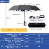 American Panda Folding Umbrella, One-touch Automatic Open/Close, Carabiner Handle, Diameter