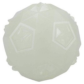 Fancy Pets Pelota Diamante para Perro, Brilla en la Oscuridad Hecha de TPR Resistente para Juego y Entrenamiento Nocturno