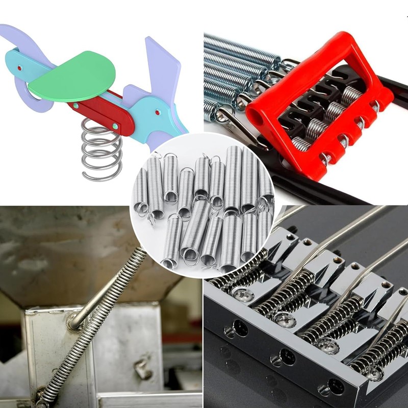 Wondora 200-Piece Tension Springs, Tension Springs with Hooks Made of