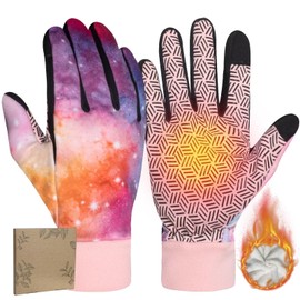 Pixel Panda Outdoor Warmth Gloves - Touchscreen Compatible Water Resistant Windproof & Non-Slip for Men & Women - Ideal for Cycling, Skiing, Dog Walking & Running