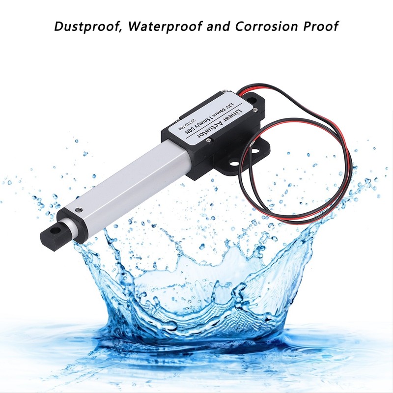Linear Actuator 50mm 12v DC Low Noise Internal Limit Switch