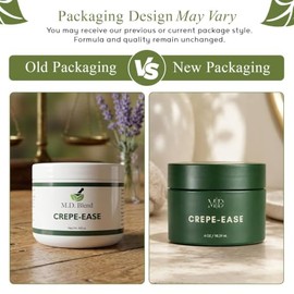 Crepe-Ease, Crema hidratante profunda Crepe-Erase para una piel suave, firme y joven, Complejo reparador poderoso, Combate la piel arrugada, Revela...