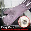 Alselo Silicone Oven Mitts Heat Resistant 550 Degree Extra Long