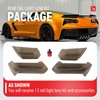 HECASA Rear Tail Light Lens Kit Molded Acrylic Compatible with