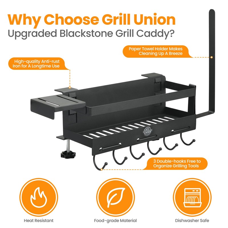 Blackstone Caddy, Grill Griddle Caddy for 28"/36" Griddles, Space Saving
