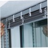 WHAMVOX 12pcs Transparent Curtain Tiebacks Clips for Window Blinds Angle