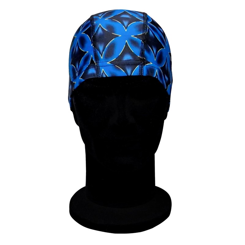 Blue Reef Elasticated Unisex Nylon Lycra Stretchy Swim Hat Bathing