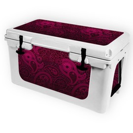 MightySkins (Cooler Not Included) Skin Compatible with RTIC 45 Cooler (2017 Model) - Paisley | Protective, Durable, and Unique Vinyl Decal wrap Cover | Easy to Apply | Made in The USA