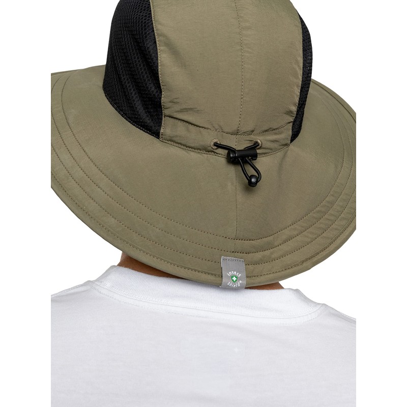 Insect Shield Packable Hat, Olive, Large/X-Large