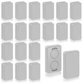 Phoncoo 36pcs Outdoor Curtain Weights, Plastic Wrapped Magnetic Drapery Weights, Waterproof Heavy Duty Curtain Magnets for Heavy Wind, Outside Curtain, Shower Curtain, Tablecloth, Flag (Grey)