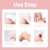 French Tip False Nails Set - Short Nude Pink Gradient