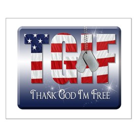 Truly Teague Small Poster Thank God I'm Free