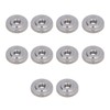 Knurled Thumb Nut 304 Stainless Steel Knurled Flat Head Through