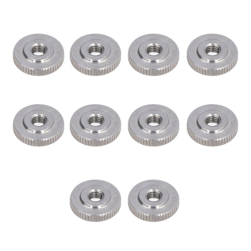 Knurled Thumb Nut 304 Stainless Steel Knurled Flat Head Through