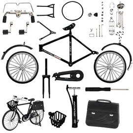 Unlock Your Imagination with the Supreme DIY Dirt Bike Toy Kit – Genuine 1:10 Scale Mini BMX Model featuring 51 Precise Components