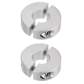 QUARKZMAN Split Adjustment Rings 14 mm 35 mm OD 12 mm Wide Aluminium Alloy Depth Stop Rings Clamp for Plugs Position Holder Gears Machine Aid Industrial Anodizing Pack of 2