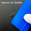 Umaki Wallpaper Tools Plastic Smoother, 21cm+10cm Felt Squeegee and Trimming