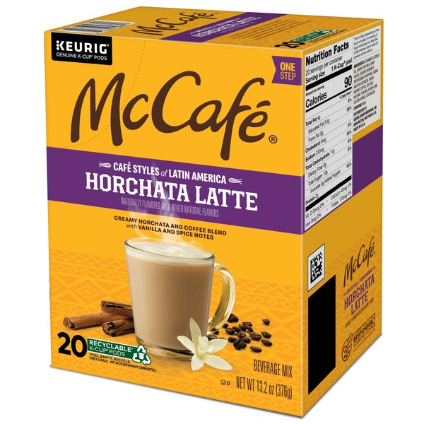McCafe Cafe Styles of Latin America Horchata Latte, Keurig Single