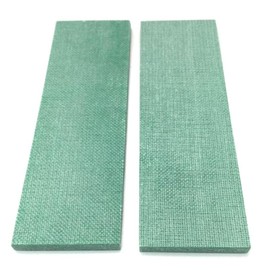 Maker Material Supply TeroTuf- GREEN- Knife Handle Scales- Various Sizes - 1/4" x 1.5" x 5"