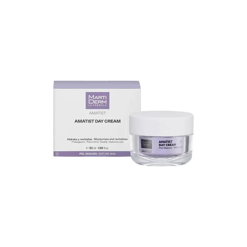 Crema Hidratante Marti Derm Amatist con Ácido Hialurónico 50ml Piel