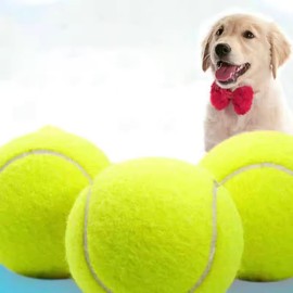 Generic Tennis Ball Dog Toy, Pack of 3, optic yellow