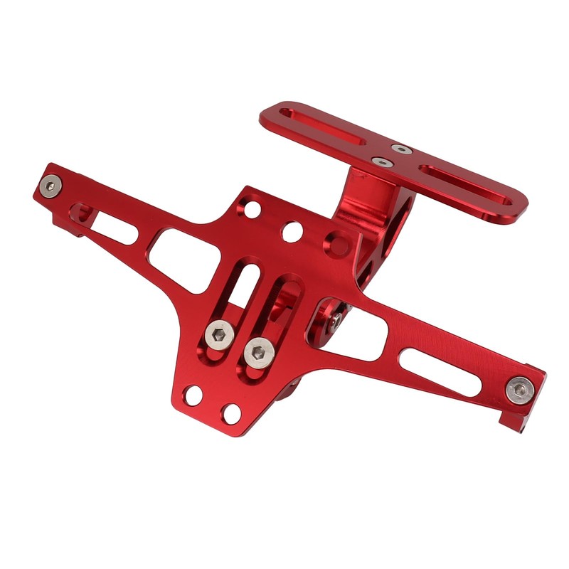 CNC License Plate Holder, Motorcycle License Plate Holder, Adjustable, CNC