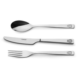 Berndorf Kids Cutlery Set - 3 Piece Stainless Steel Children's Cutlery, Child-Friendly Design, Easy Grip - Children's Dining Set