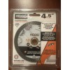RIDGID 4.5-inch Continuous Rim Diamond Blade with Mesh Rim Brand