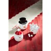 Mud Pie Santa Small Xmas Treat Jars CANISTERS, 6" x