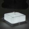 3D Metal Sheet Night Light Rotation Rechargeable Decoration 3D Night