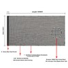 Leaveshade Dump Truck Mesh Tarp 8'X15' -(Black) Heavy Duty Cover