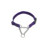 Adjustable Half Check Chain Dog Collar 20mm With Curved Side