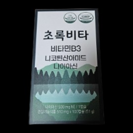 Green Vita High Dose Vitamin B3 500mg 51g 1 unit / 초록비타 고용량 비타민B3 500mg 51g 1개