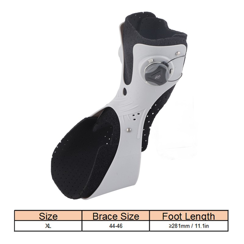 Ankle Stabilizer Adjustable Breathable Pain Reduce Portable Drop Foot Orthosis