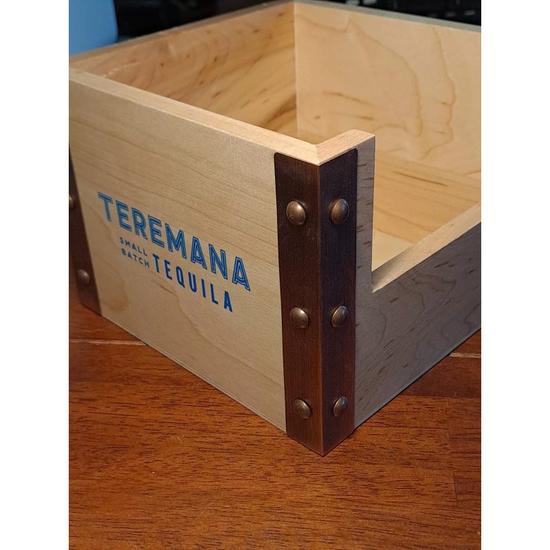 Teremana New Teremana Tequila Bar Caddy Napkin Holder Wood